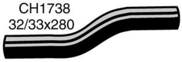 MACKAY Radiator Lower Hose HOLDEN JACKAROO 2.3L I4 RODEO ISUZU CH1738