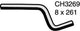 MACKAY PCV Hose  - HOLDEN COMMODORE VX - 3.8L V6 Supercharged PETROL - Manual