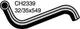 MACKAY RADIATOR HOSE LOWER CH2339