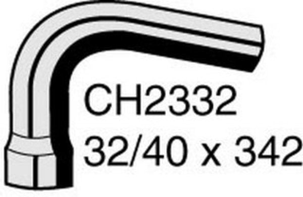 MACKAY SAAB RADIATOR HOSE LOWER CH2332