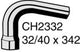 MACKAY SAAB RADIATOR HOSE LOWER CH2332