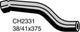 MACKAY RADIATOR HOSE UPPER CH2331