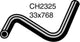 MACKAY RADIATOR HOSE LOWER - FIAT X1/9 CH2325
