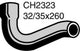 MACKAY RADIATOR HOSE LOWER CH2323