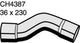 MACKAY RADIATOR HOSE UPPER TOYOTA CH4387
