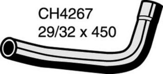 MACKAY RADIATOR HOSE LOWER TOYOTA (W/O POWER/STEER) CH4267