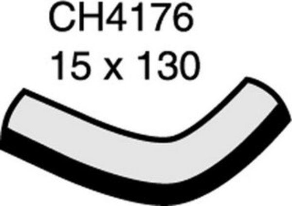 MACKAY HEATER HOSE SUBARU (OUTLET H)