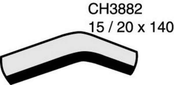 MACKAY HEATER HOSE SAAB 9-5 3.0 CH3882