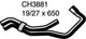 MACKAY HEATER HOSE SAAB 9-5 2.0 CH3881