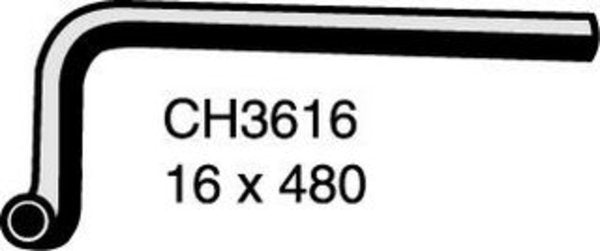 MACKAY HEATER HOSE TRADER 4.0L DIESEL CH3616