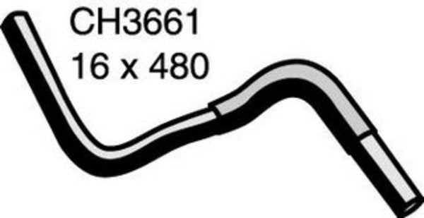 MACKAY HEATER HOSE FORD NISSAN PATROL SAFARI 4.2 CH3661