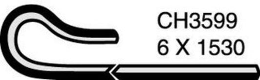 MACKAY RES TO RAD HOSE V6 COMMORODE