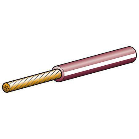 Narva 4mm Single Core Automotive Cable Brown With White Trace (NZ Ref.15