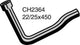 MACKAY HEATER HOSE RIGHT HAND SIDE CH2364