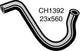 MACKAY Radiator Lower Hose DAIHATSU CHARADE 1.0L I3 PETROL CH1392