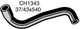 MACKAY TOYOTA LANDCRUISER RADIATOR HOSE LOWER CH1343
