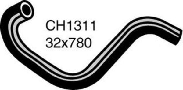 MACKAY RADIATOR HOSE LOWER NISSAN 280ZX CH1311