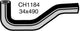 MACKAY RADIATOR HOSE UPPER FORD COURIER MAZDA 1.8 CH1184