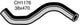 MACKAY RADIATOR HOSE LOWER HOLDEN SUNBIRD UC CH1176