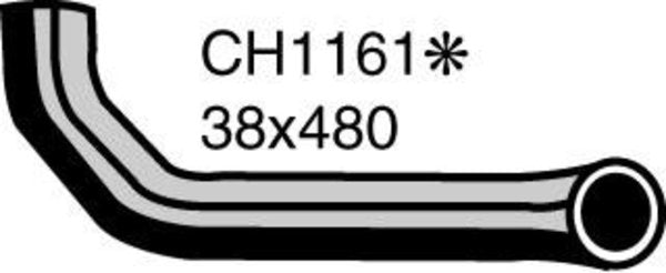 MACKAY RADIATOR HOSE LOWER HOLDEN HZ 3.3 CH1161