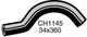 MACKAY TOP HOSE MITSUBISHI GALANT CH1145