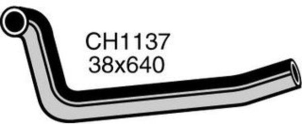 MACKAY RADIATOR HOSE UPPER CHRYSLER VALIANT CL/CM V8 CH1137
