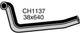 MACKAY RADIATOR HOSE UPPER CHRYSLER VALIANT CL/CM V8 CH1137