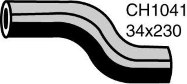 MACKAY RADIATOR HOSE UPPER MAZDA 1300 323 CH1041