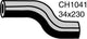 MACKAY RADIATOR HOSE UPPER MAZDA 1300 323 CH1041