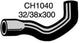 MACKAY BOTTOM HOSE FORD MAZDA VC 1.8L 8V SOHC -86