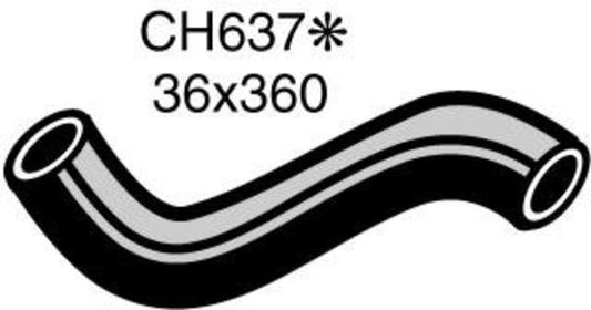 MACKAY BOTTOM HOSE - HOLDEN HD HR LC LJ