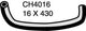 MACKAY HEATER HOSE PAJERO 2.8