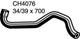 MACKAY BOTTOM HOSE MERCEDES BENZ  C200