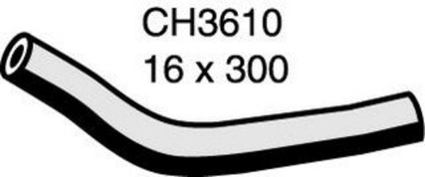 MACKAY HEATER HOSE RODEO 4ZD1