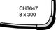 MACKAY Engine By Pass Hose  - NISSAN PATROL GU - 4.8L I6  PETROL - Manual & A