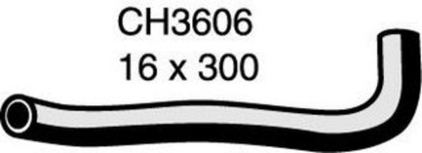 MACKAY HEATER HOSE TO ENG RODEO 4ZD1