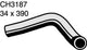 MACKAY RADIATOR HOSE UPPER NISSAN SKYLINE HR31 2L CH3187