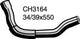 MACKAY RADIATOR HOSE LOWER NISSAN LAUREL RD28 CH3164