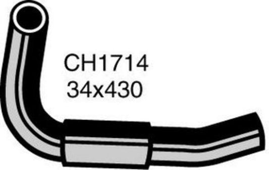 MACKAY Radiator Lower Hose HYUNDAI MITSUBISHI TRITON MJ - 2.5L I4 CH1714