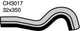 MACKAY RADIATOR HOSE UPPER TOYOTA LITEACE / TOWNACE CH3017