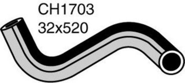 MACKAY Radiator Lower Hose FORD COURIER PC - 2.6L I4 MAZDA CH1703
