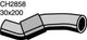 MACKAY DAIHATSU RADIATOR HOSE LOWER CH2858