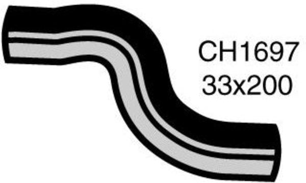 MACKAY Radiator Upper Hose  - NISSAN PULSAR N13 - 1.8L I4  PETROL - Manual &