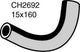 MACKAY HEATER HOSE TOYOTA HILUX CH2692