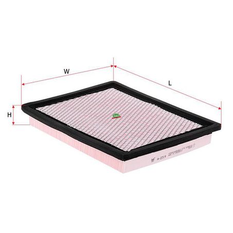 SAS AUTO PARTS AIR FILTER AFA1358