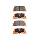 RDA GP MAX LOW METALLIC BRAKE PAD SET LEXUS TOYOTA RDB1463