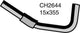 MACKAY NISSAN HEATER HOSE CH2644