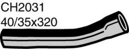 MACKAY Radiator Lower Hose TOYOTA LANDCRUISER HZJ80R 4.2L I6 CH2031