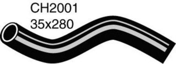 MACKAY Radiator Upper Hose TOYOTA LANDCRUISER HZJ80R - 4.2L I6 CH2001