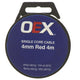 OEX 4mm Single Core Automotive Cable Red  4m Roll